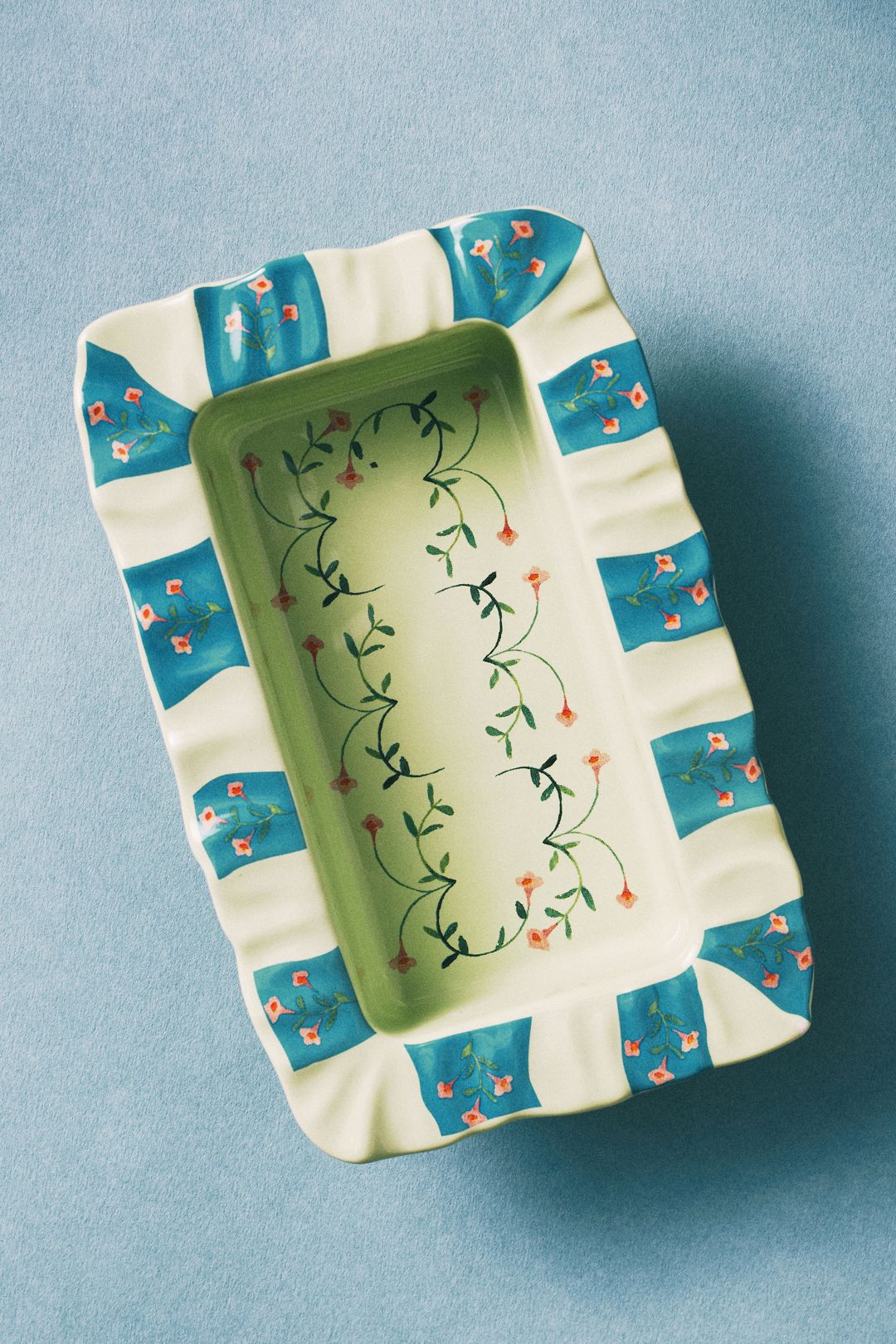 Amma Stoneware Loaf Pan - Mint, One Size