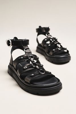 Sandales gladiateur en cuir By Anthropologie