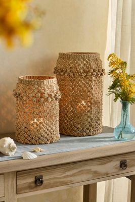 Macrame Knot Abaca Lantern