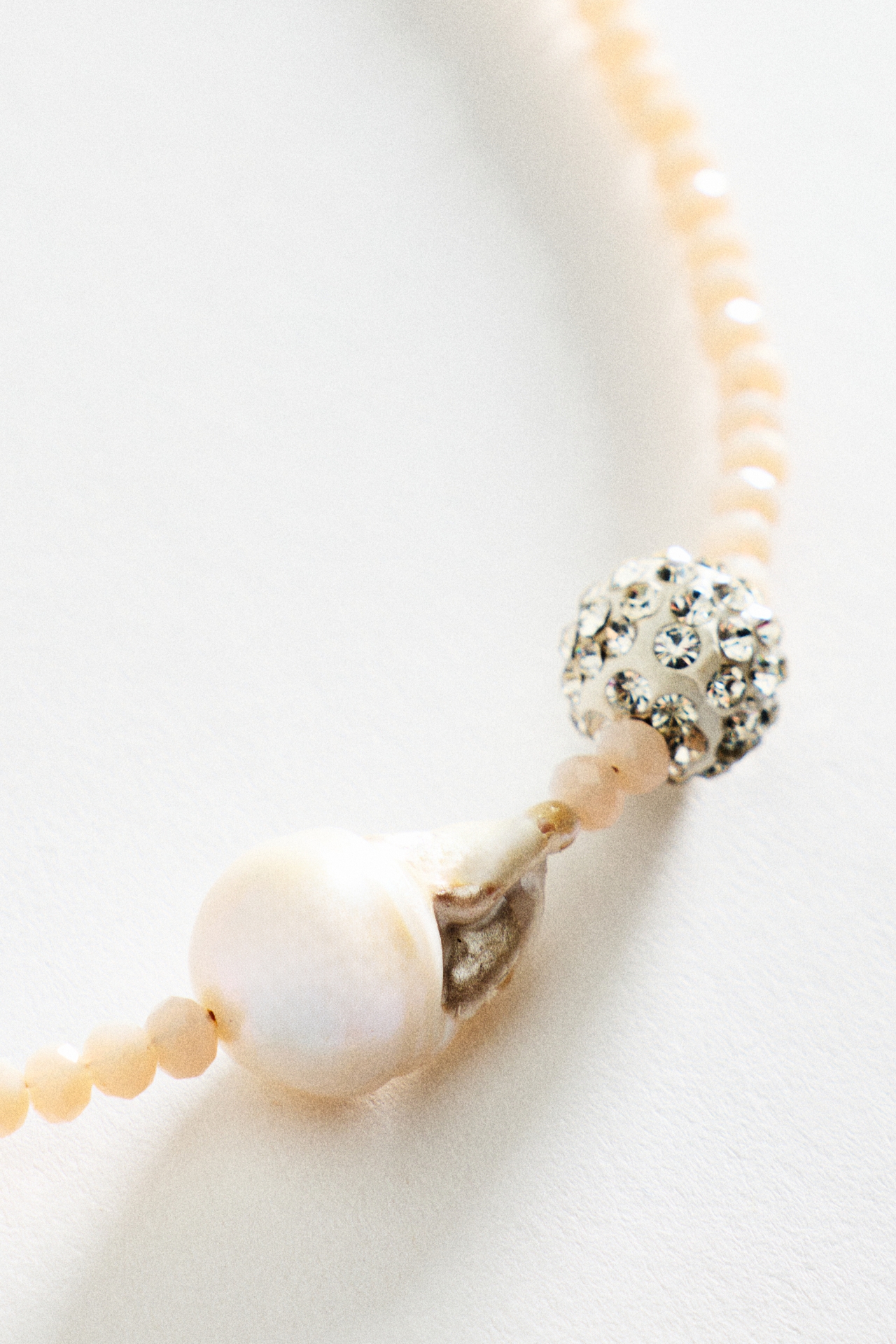 Elizabeth Cole Alona Beaded Pearl Necklace