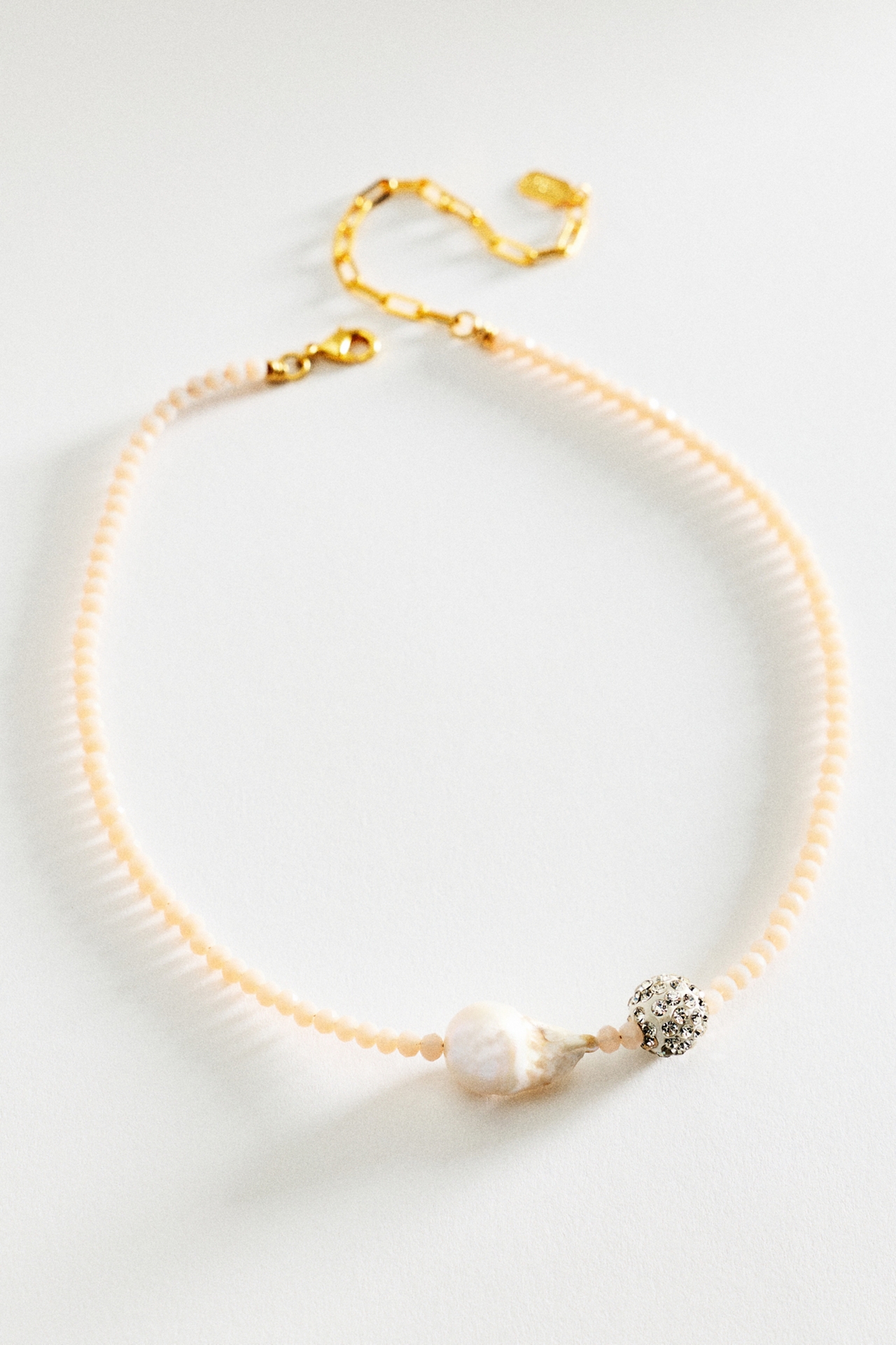 Elizabeth Cole Alona Beaded Pearl Necklace