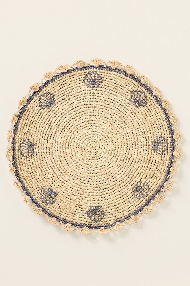 Payton James Handwoven Shell Placemat #2