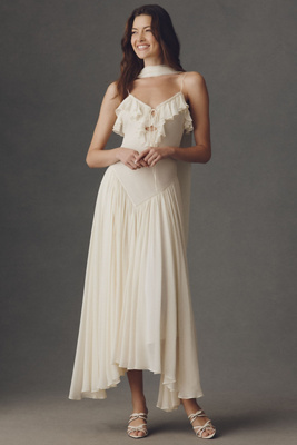 white christmas dresses Jane Summers Short White Rehearsal Dinner & Wedding Dress with A Stylish Flounce 8 / Black , Female , Adult main image 1