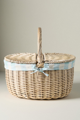Country Woven Picnic Basket