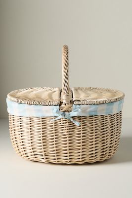 Country Woven Picnic Basket