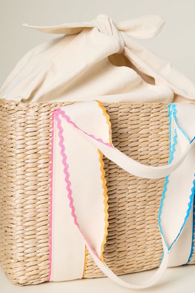 Parisian Woven Picnic Basket #2