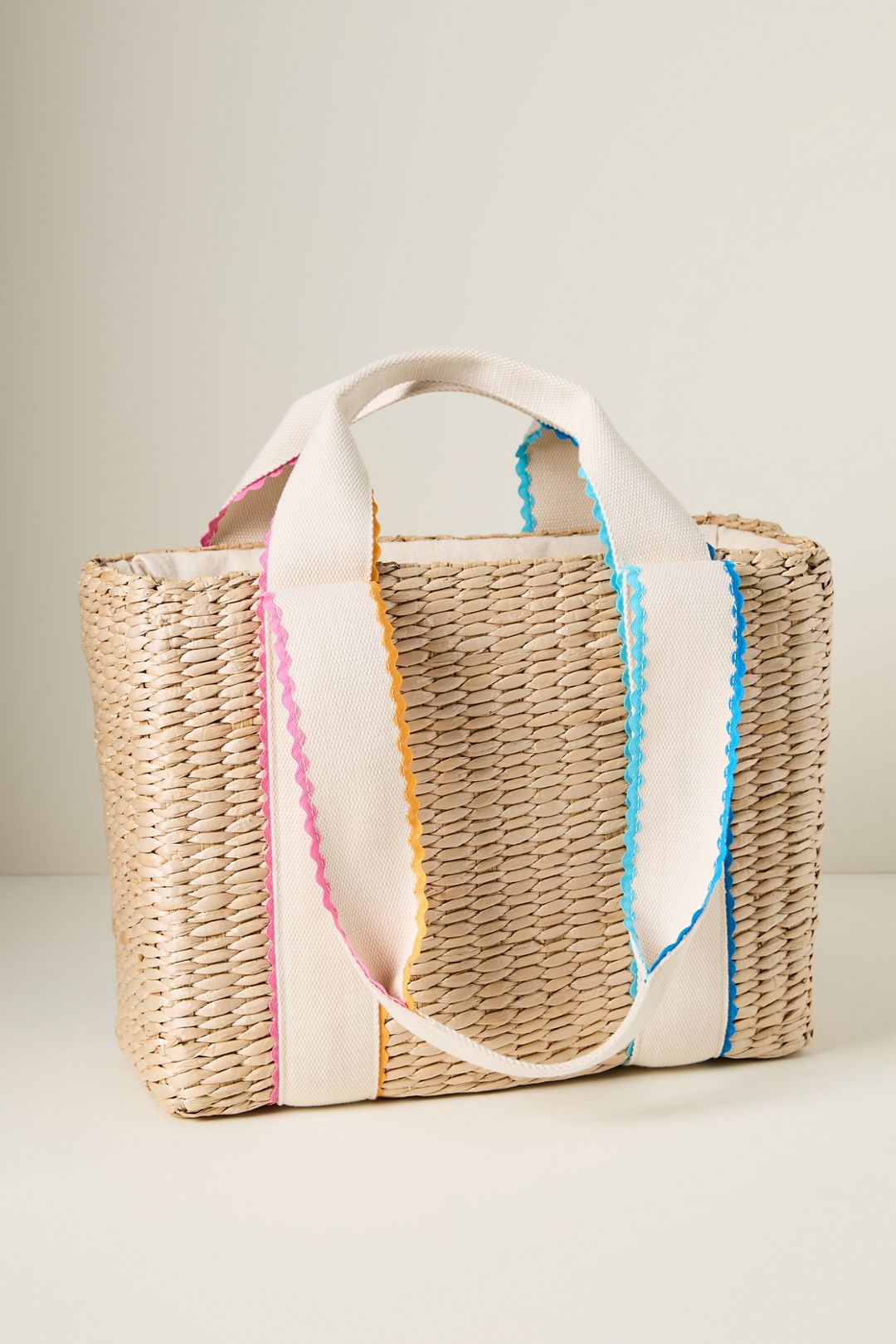 Parisian Woven Picnic Basket - Multi, One Size