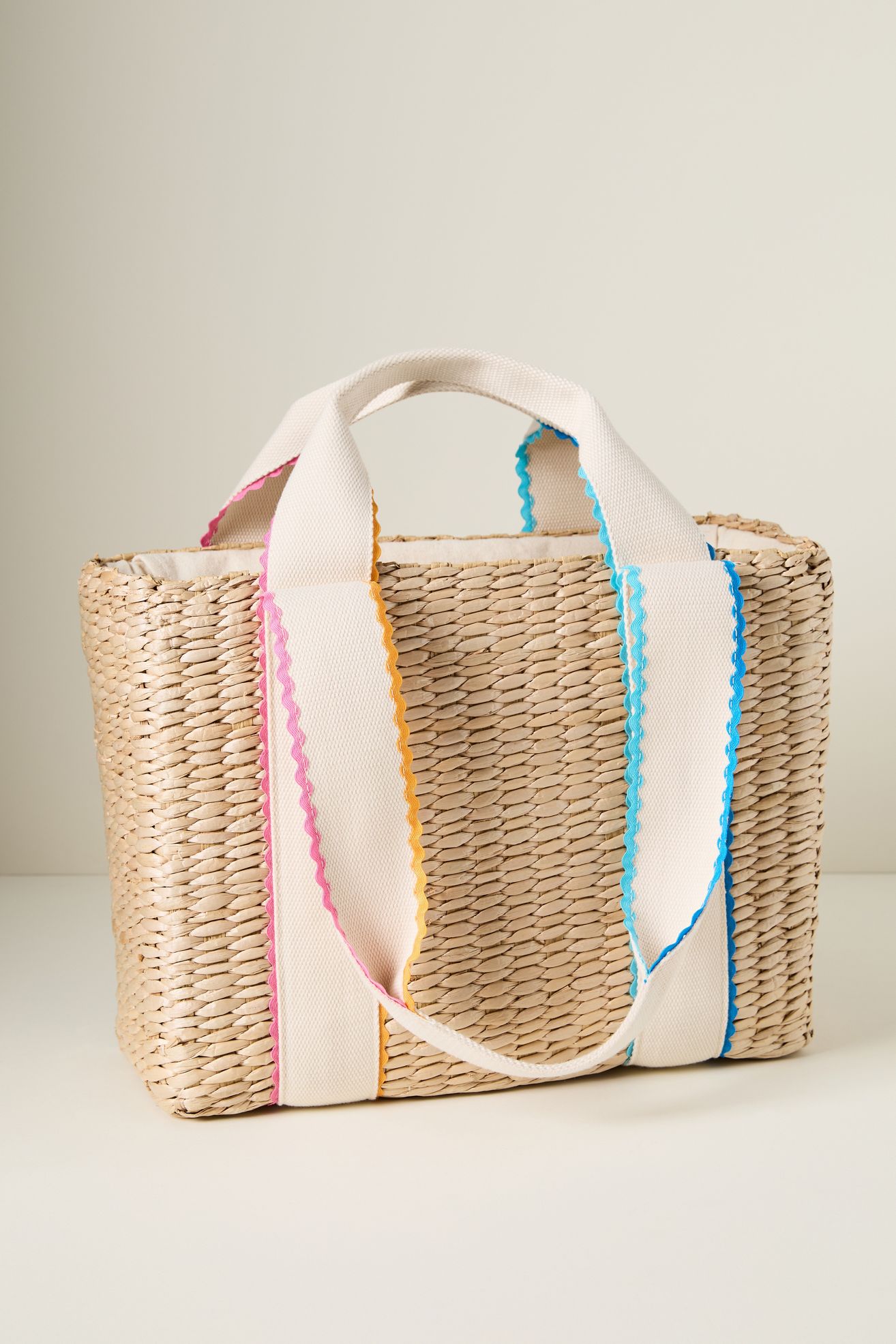 Parisian Woven Picnic Basket - Multi, One Size