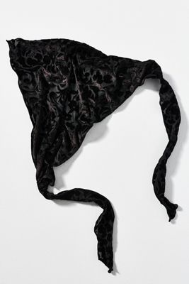 Burnout Velvet Hair Scarf