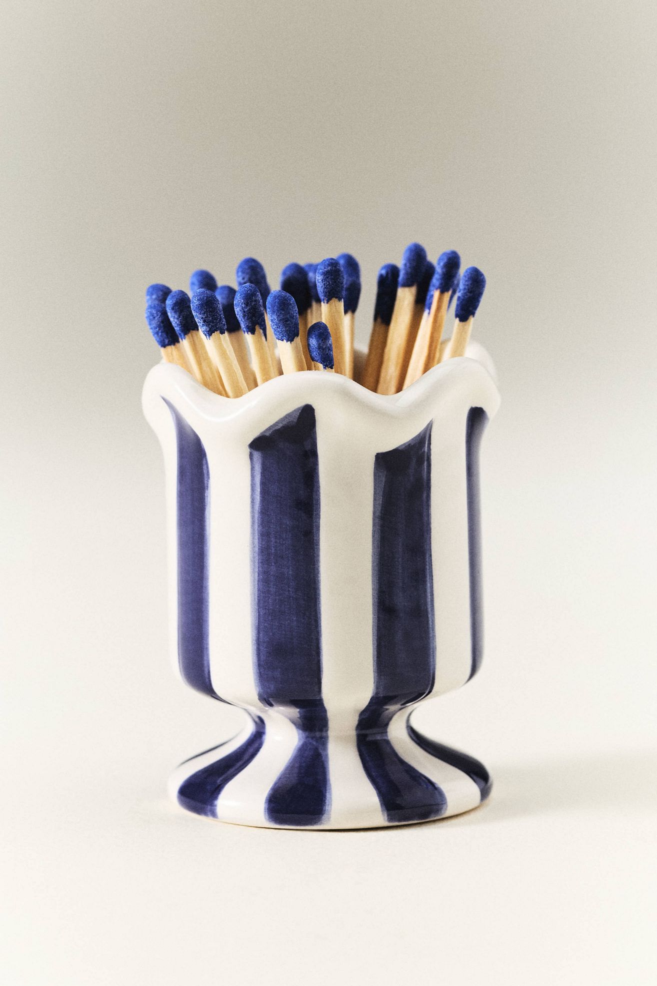 Striped Cabana Match Striker - Blue, One Size