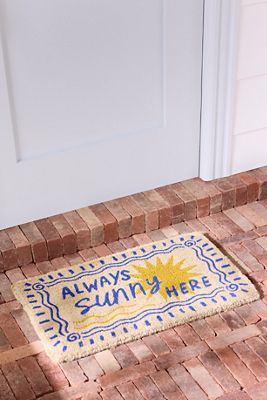 Always Sunny Coir Printed Doormat