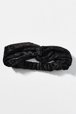 Burnout Velvet Twist Headband