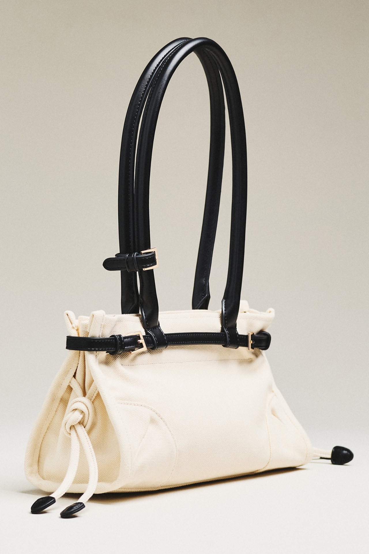The Greer Structured Canvas Shoulder Bag