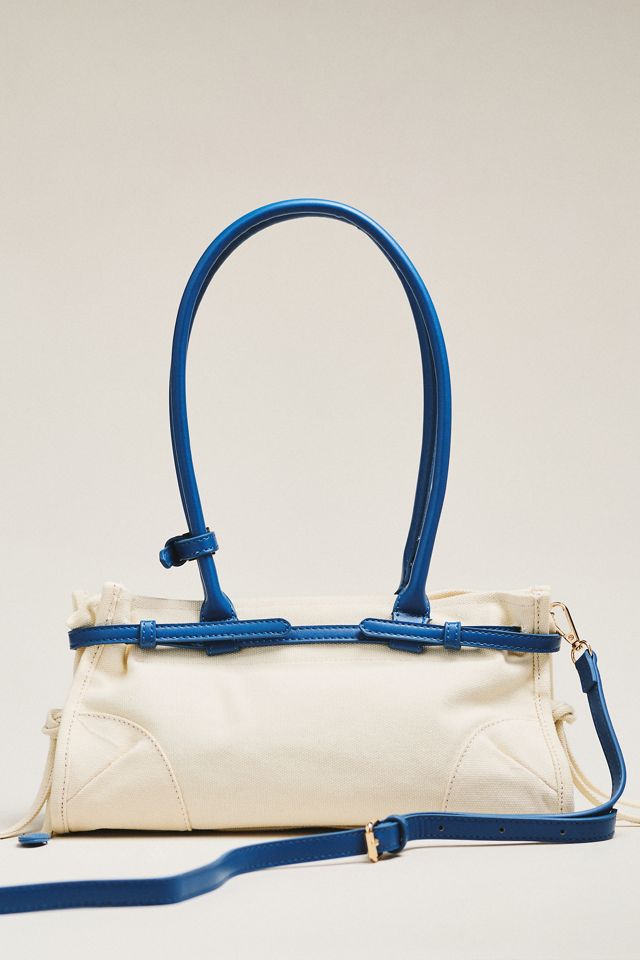 Greer Structured Canvas Shoulder Bag #1