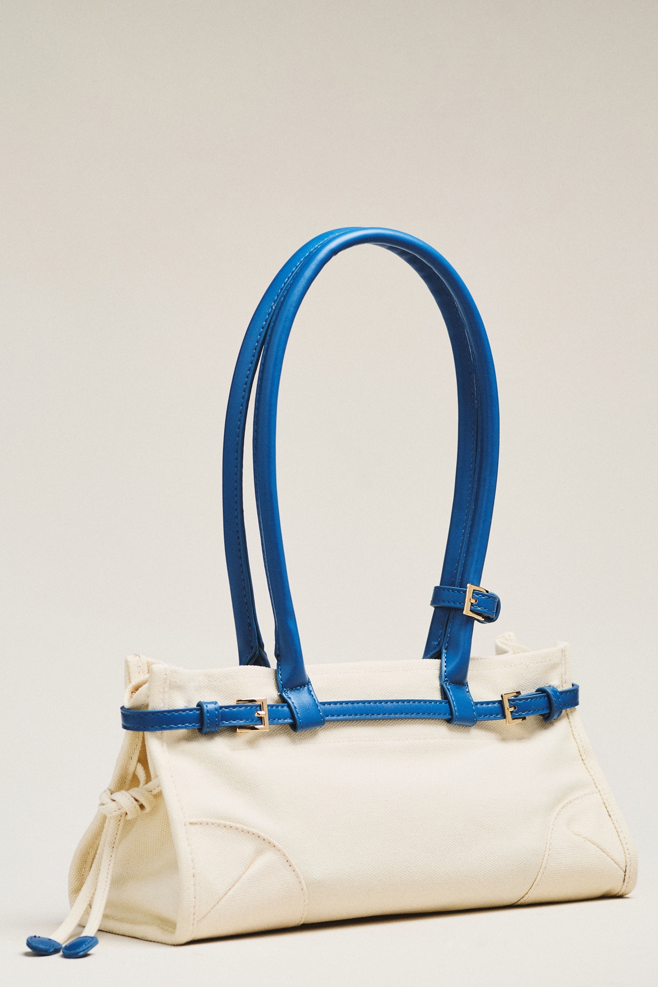 Greer Structured Canvas Shoulder Bag