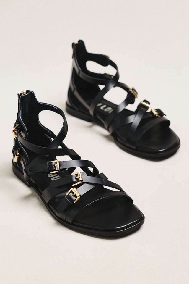 Bibi Lou Gladiator Buckle Sandals #1