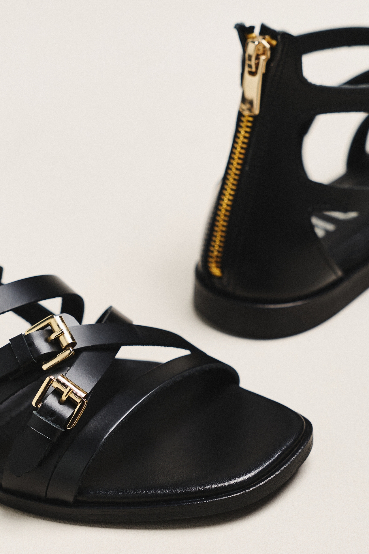 Bibi Lou Gladiator Buckle Sandals