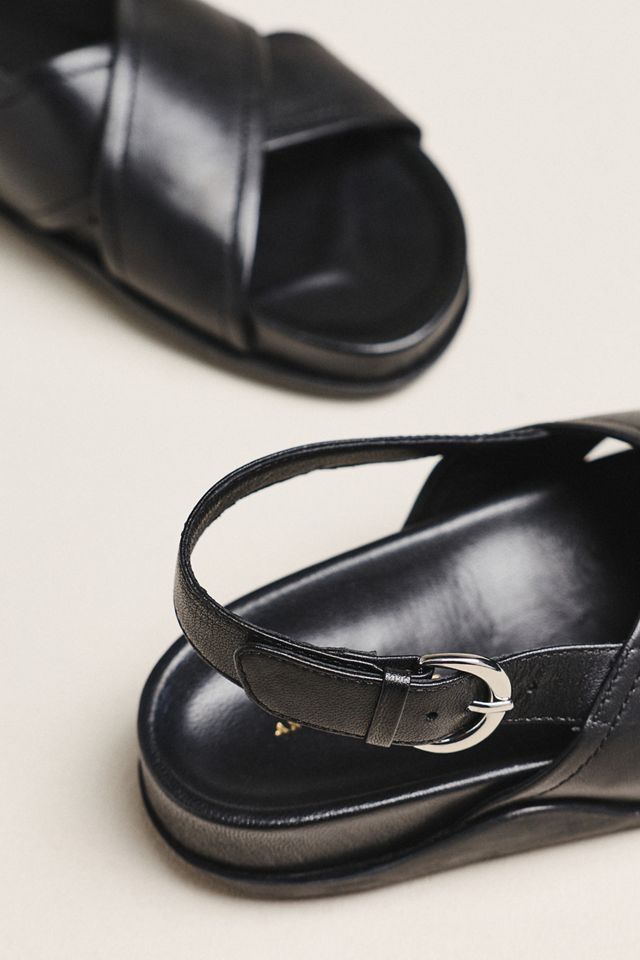 By Anthropologie Cross-Strap Slingback Sandals #2