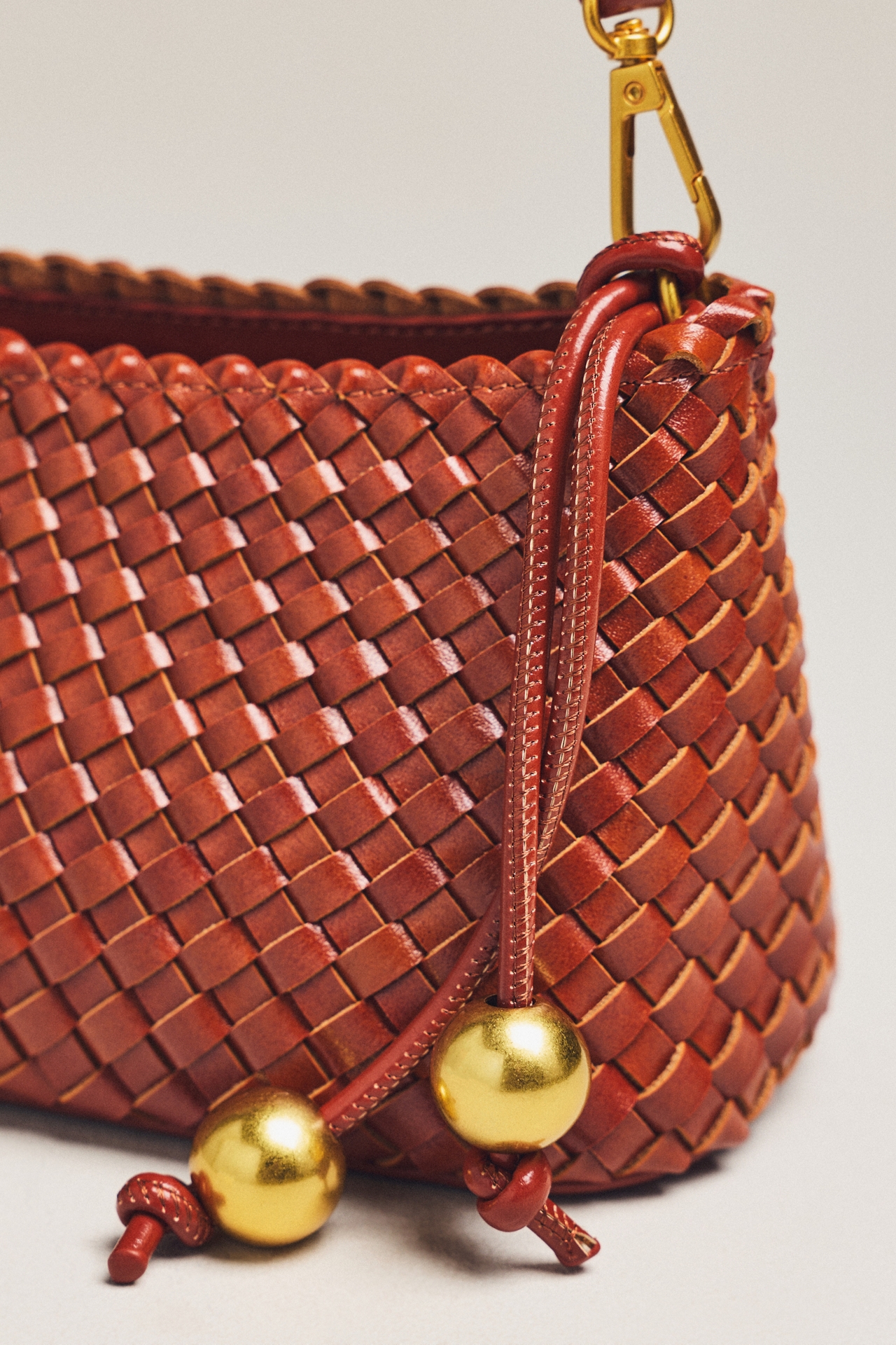 By Anthropologie Woven Mini Sling Crossbody Bag
