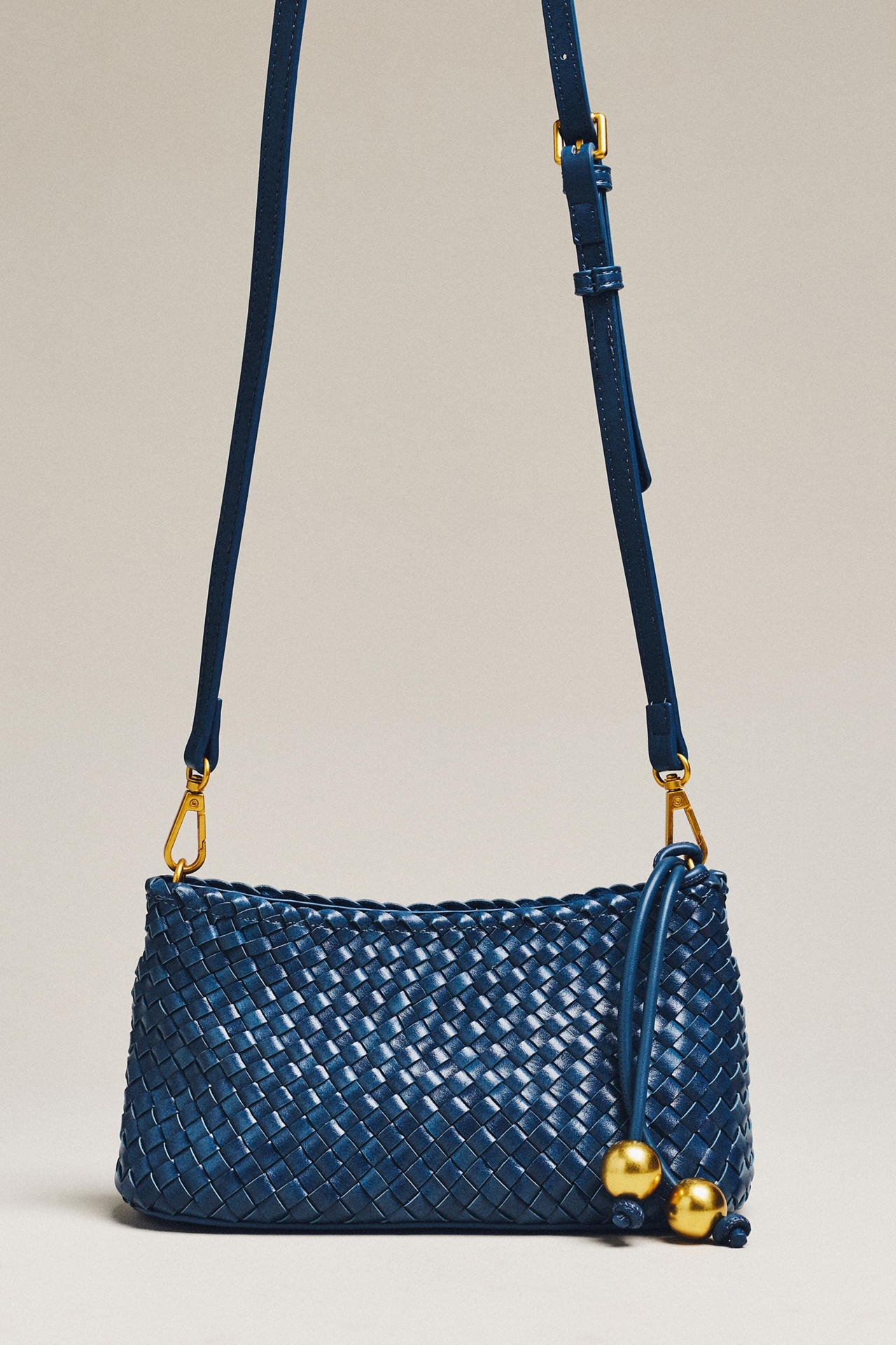 By Anthropologie Woven Mini Sling Crossbody Bag
