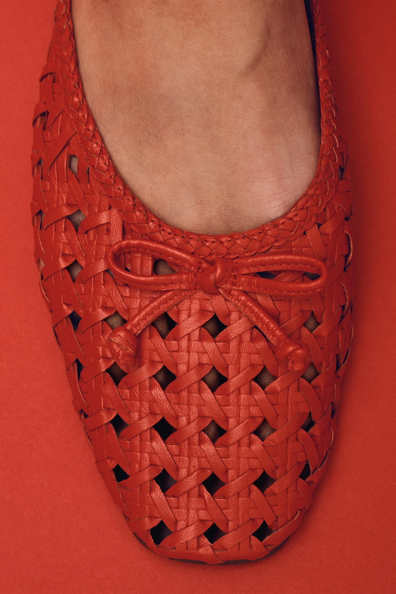 By Anthropologie Woven Leather Mules