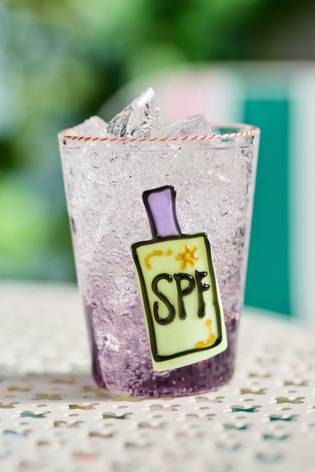 Poolside Juice Glass - Sunscreen, One Size