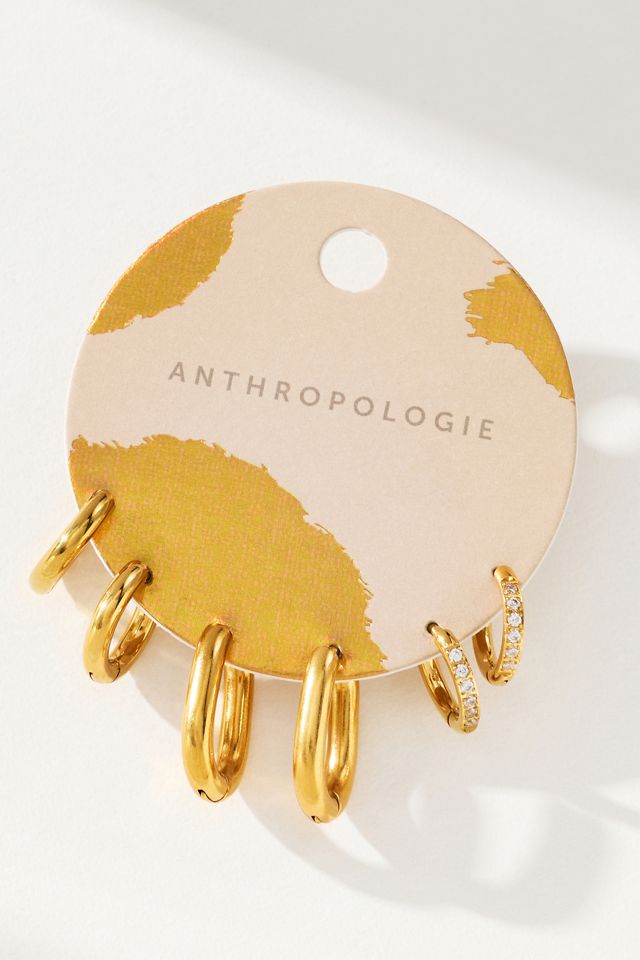 Creolen-Ohrringe, 3er-Set #1