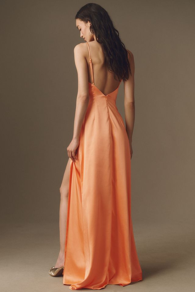 Elliatt Nessa Draped Satin Cowl Gown #2