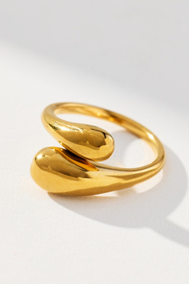 By Anthropologie Wrap Ring In Gold