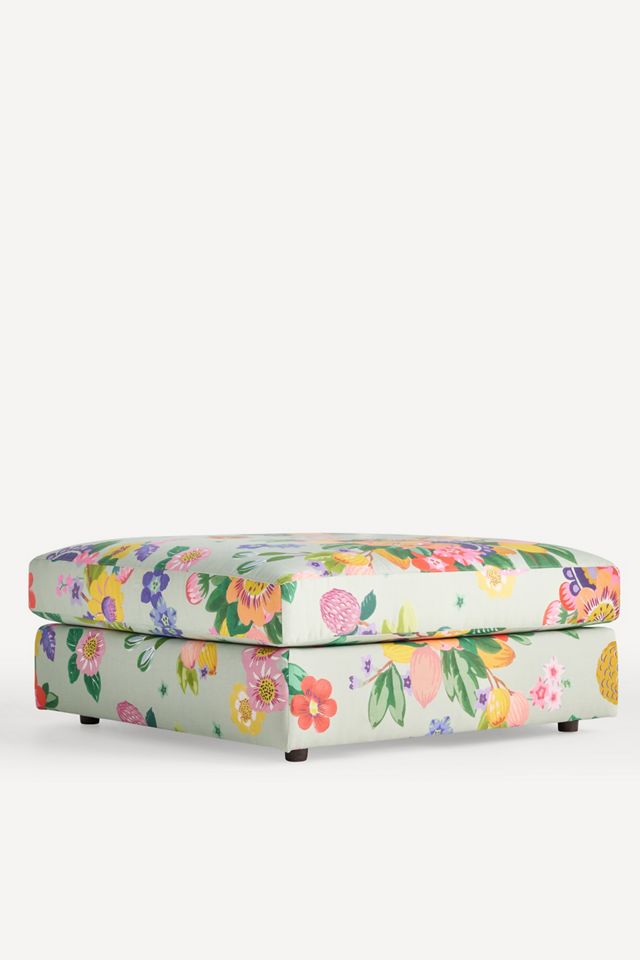 Denver Printed Outdoor Ottoman #1