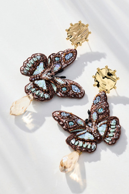 Mignonne Gavigan Luxe Maren Butterfly Earrings In Multi
