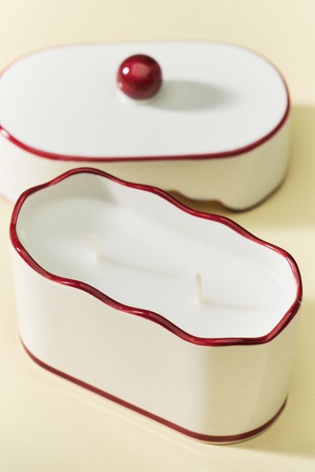 Cherie Fresh French Linen & Orris Lidded Porcelain Candle #2