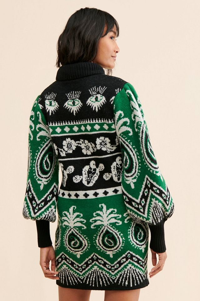 FARM Rio Mystic Scarf Sweater Dress #1