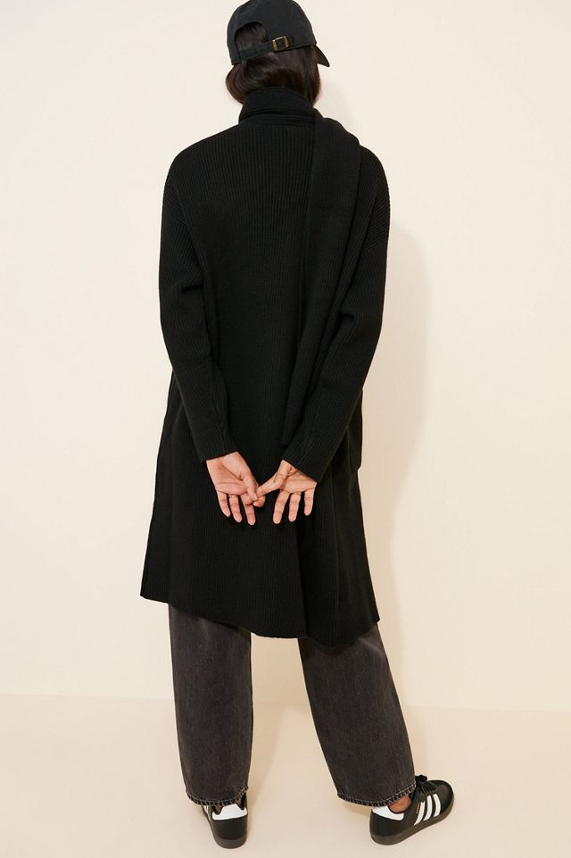 ASTR the Label Noemi Wool Blend Longline Cardigan #3
