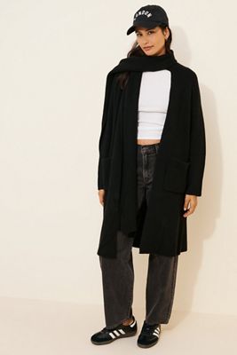 ASTR the Label Noemi Wool Blend Longline Cardigan