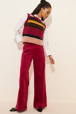 AG Jeans Stella Velvet Low Slung Palazzo Jeans