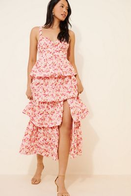 ASTR the Label Midsummer Eyelet Maxi Dress