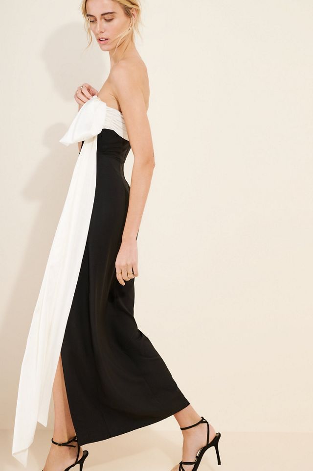 Hutch Strapless Column Bow Maxi Dress #1