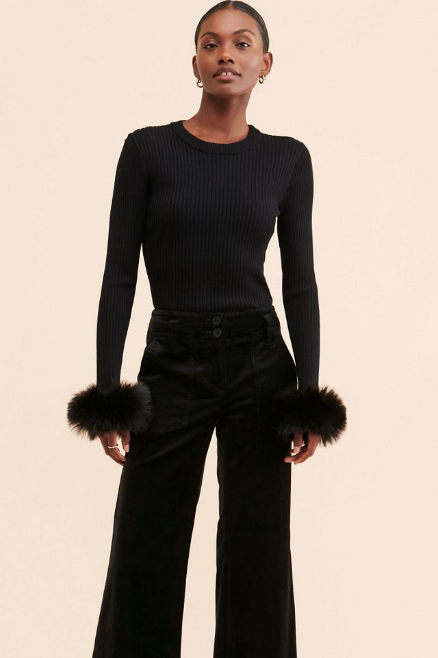 Maeve Velvet Naomi Trousers #4