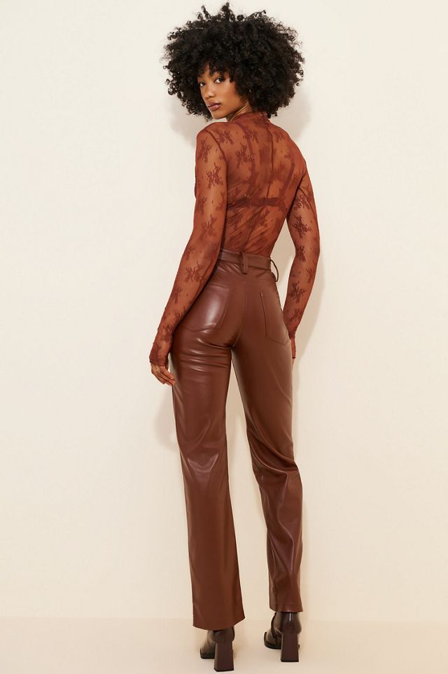 Joe's Jeans The Margot Vegan Leather Jeans #1