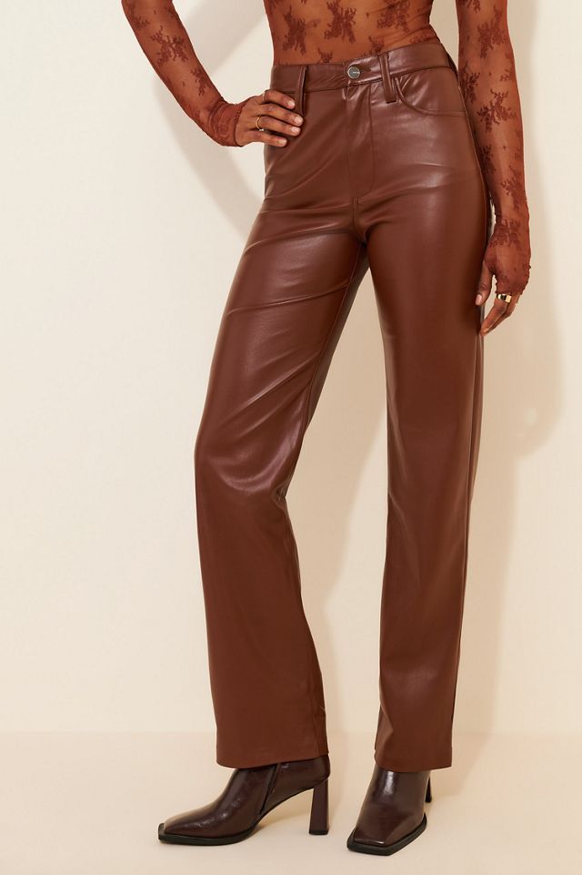 Joe's Jeans The Margot Vegan Leather Jeans #2