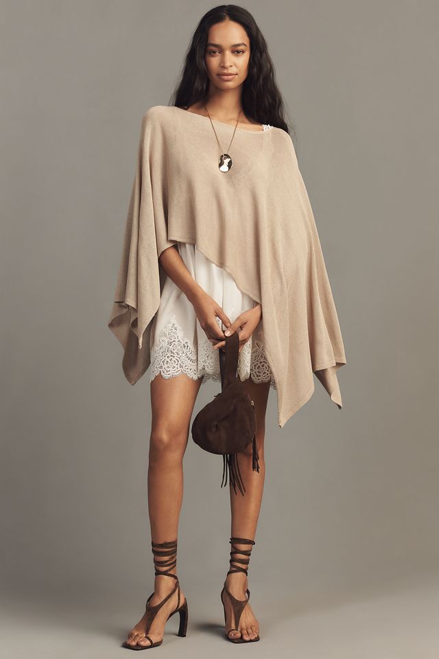 Mare Mare Thin Knit Poncho