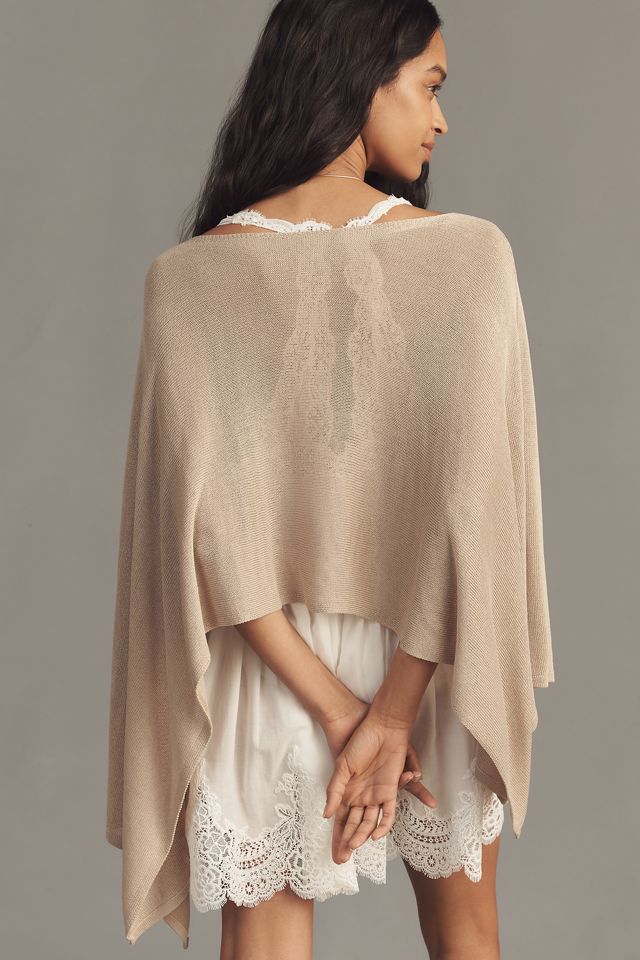 Mare Mare Thin Knit Poncho