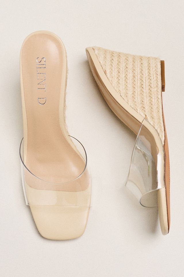 Silent D Kym Raffia Wedge Heels #1