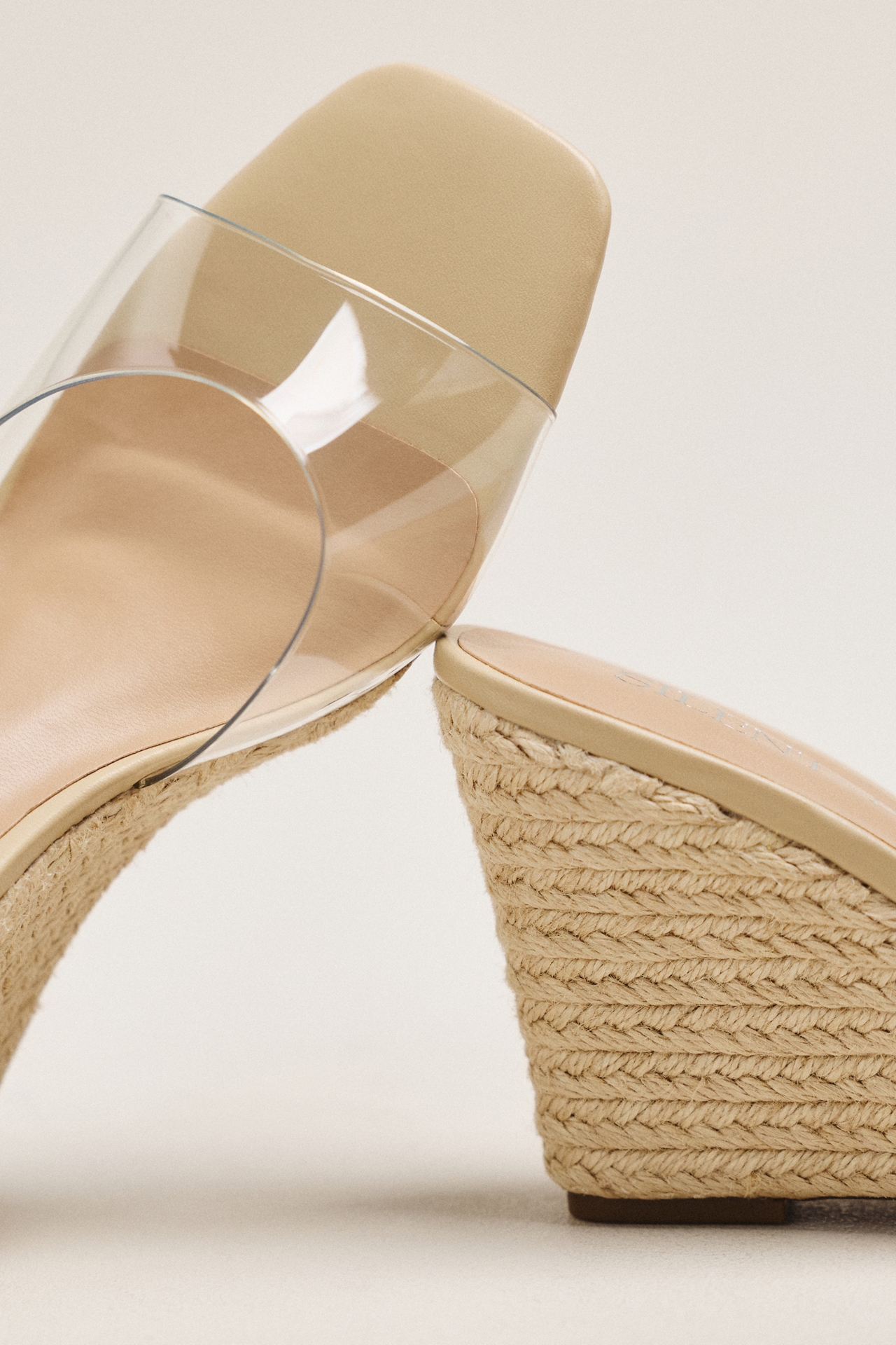 Silent D Kym Raffia Wedge Heels