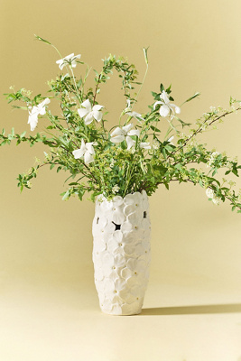 Flora Ceramic Flower Vase | AnthroHome