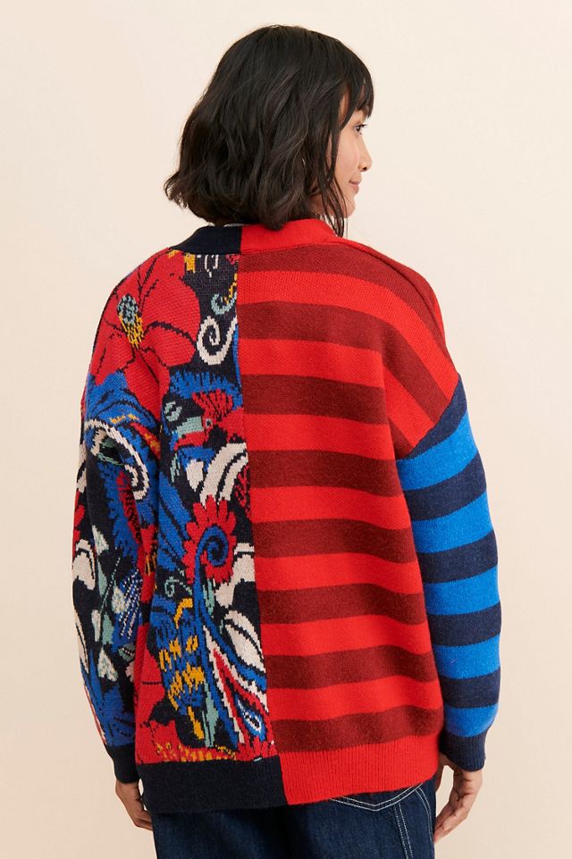 FARM Rio Forest Striped Cardigan #1