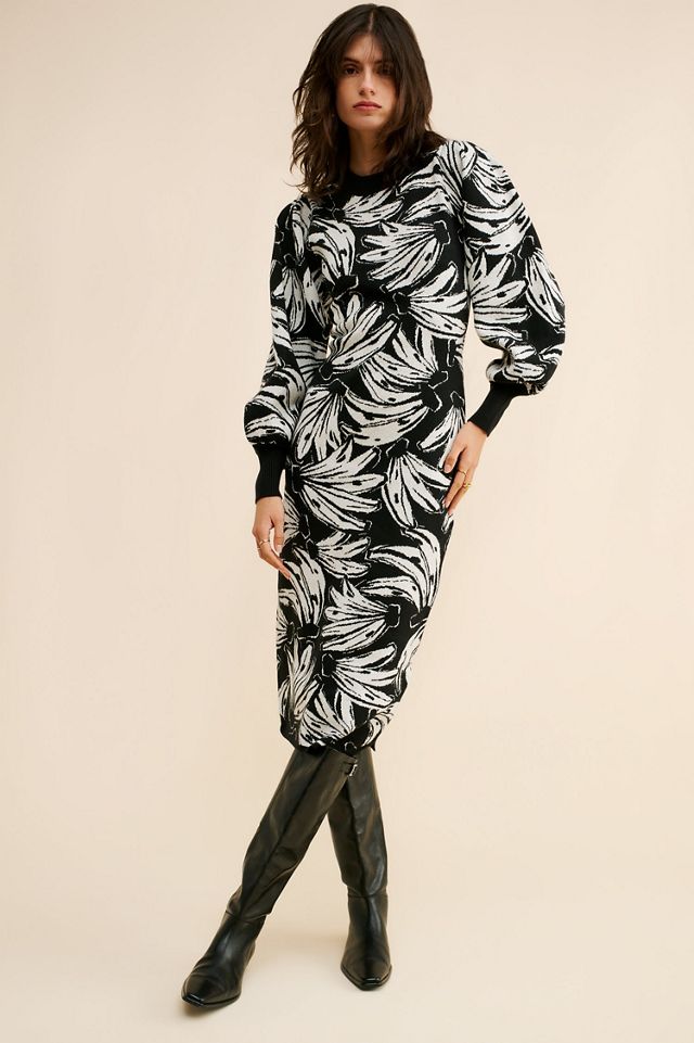 FARM Rio Bossa Banana Knit Dress #3