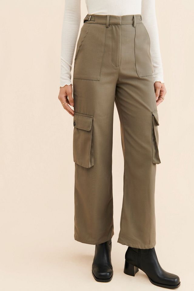 Moon River Buckle Cargo Pants #2