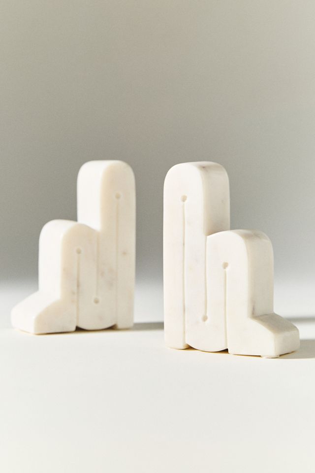Marble Serica Bookends #1